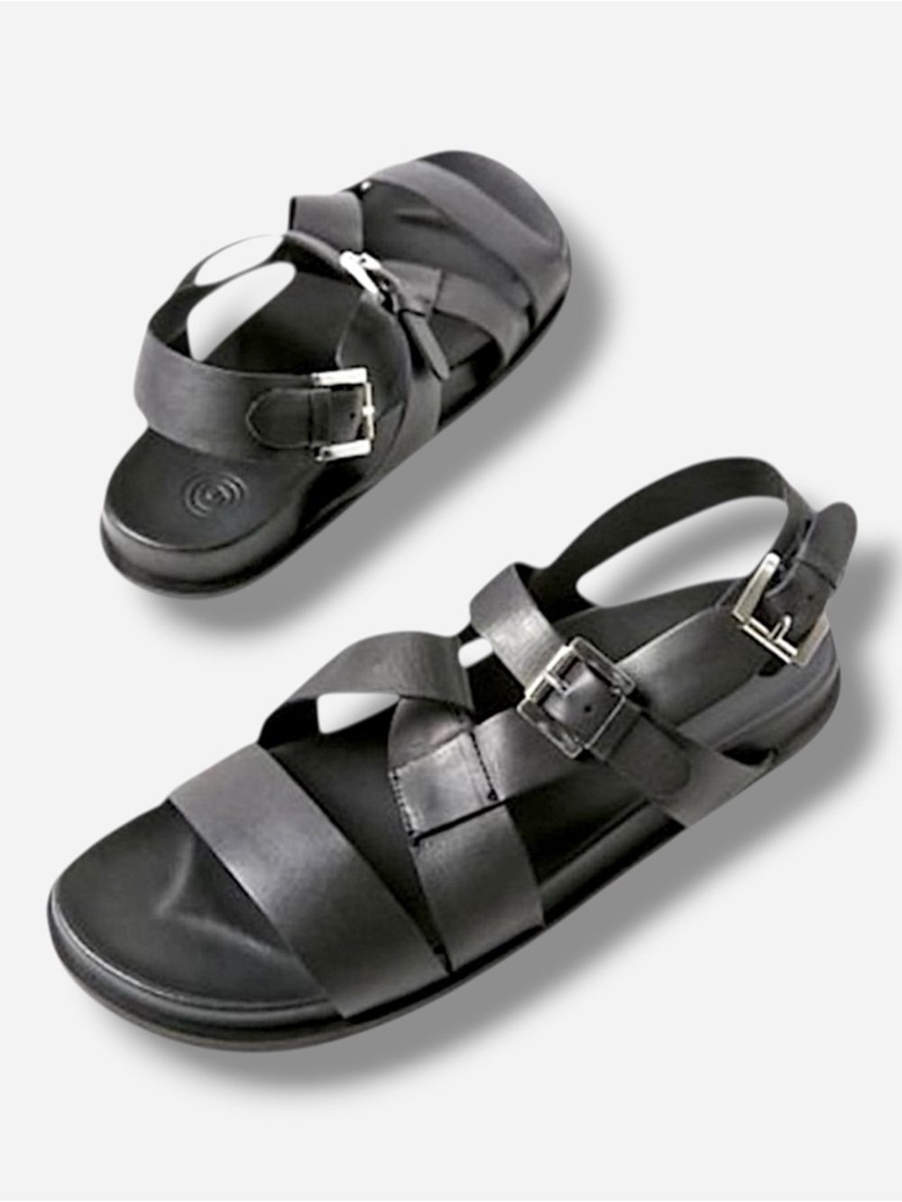 🌸New🌸 Urban Outfitters Coastal Strappy Sandal Size 6 Black NIB